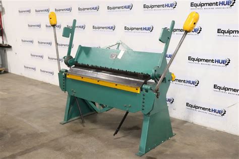 second hand sheet metal folder|used 48 sheet metal brake.